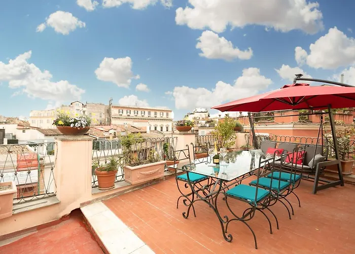 Rooftop Campo Dei Fiori Apartament Rzym