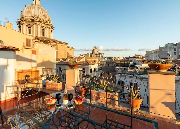 Apartament Rooftop Campo Dei Fiori Rzym